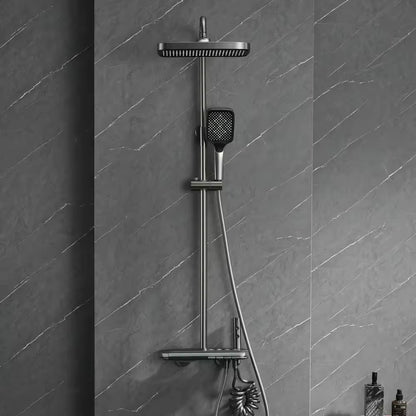 Juego de mezclador de torre de ducha de lluvia, baño inteligente Digital multifuncional, nuevo diseño, con luz LED