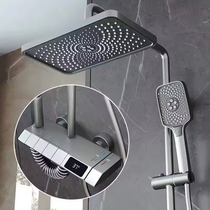 Sistema de ducha termostático Acqua con pantalla de temperatura y 4 modos de salida de agua