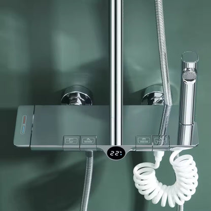 Sistema de ducha termostático Acqua con pantalla de temperatura
