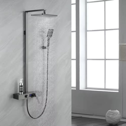 Sistema de ducha Acqua con pantalla de temperatura y 3 modos de salida de agua