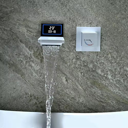 Grifo de baño Acqua para pared con pantalla de temperatura