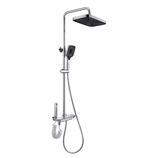 Acqua thermostatic shower system with temperature indicator and 4 water outlet modes